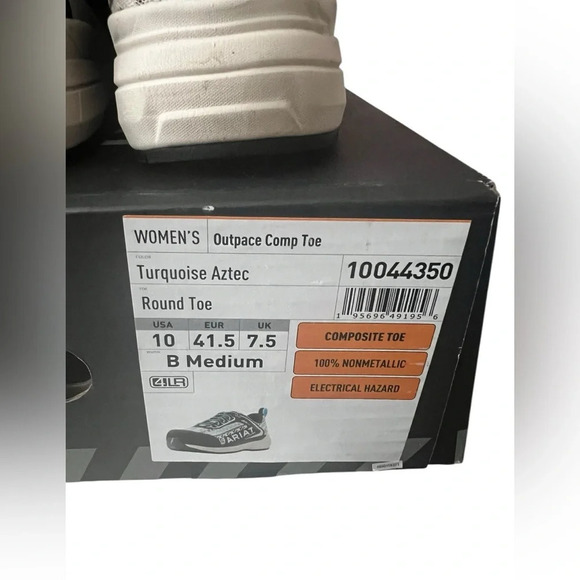 NIB Ariat Women’s Outpace Composite Toe Safety Shoes - Picture 8 of 9
